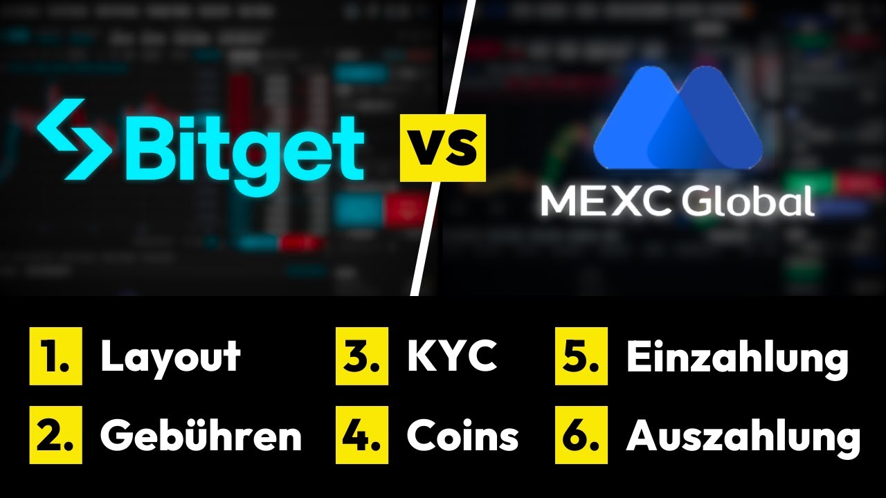 Bitget vs. MEXC Global ✅&nbsp;Der gro&szlig;e Vergleich: Welche Exchange ist besser zum traden?