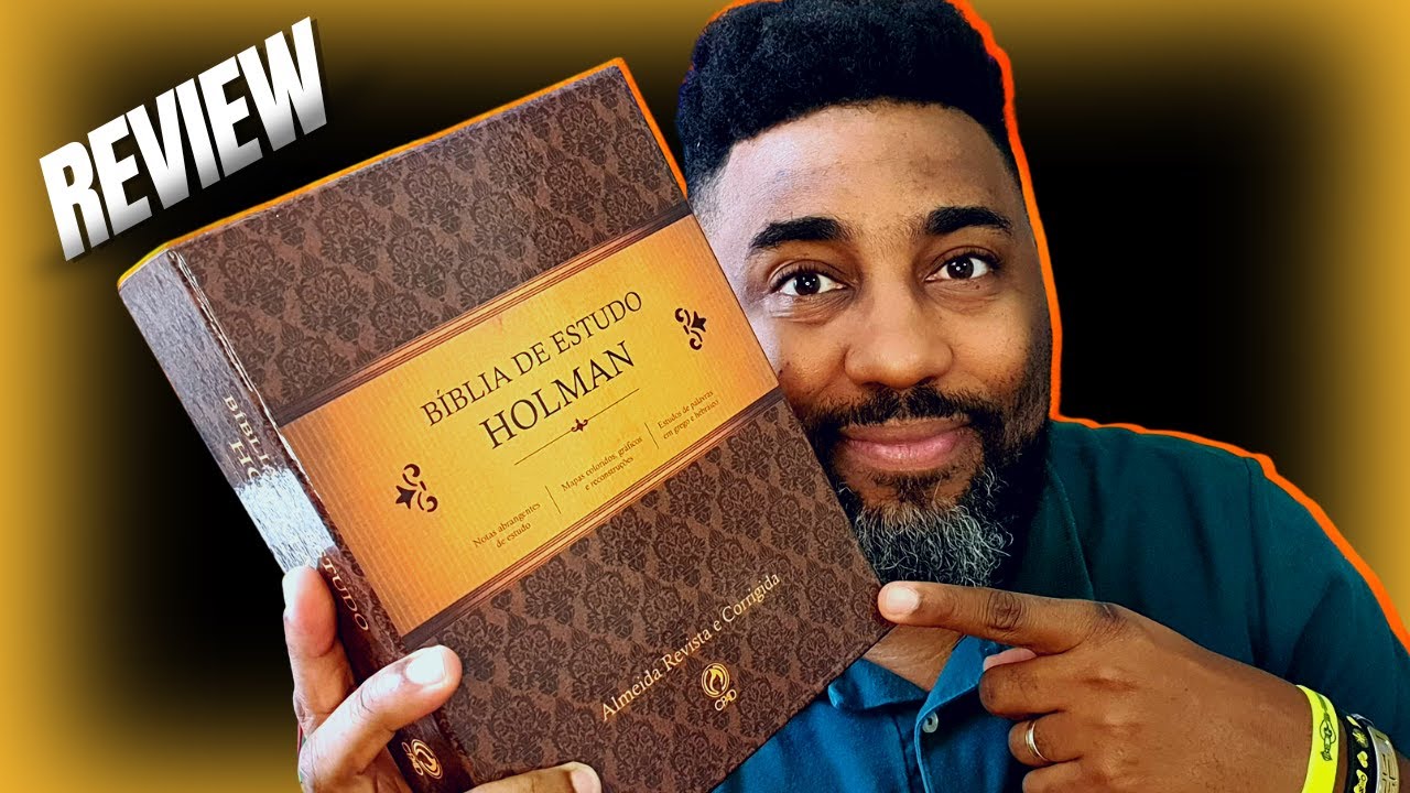 👑BÍBLIA DE ESTUDO HOLMAN - LUXO PRETA | Bíblia de Estudo CPAD | Flávio Sacramento