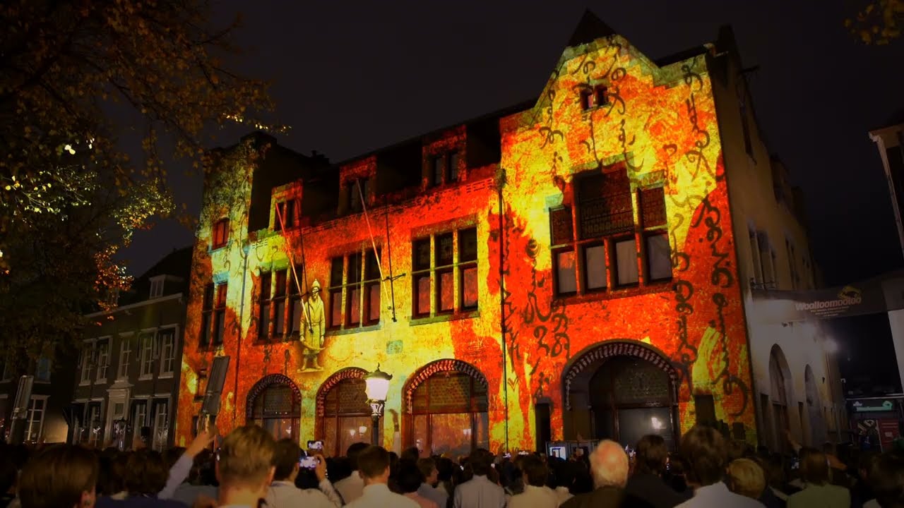 Pand projectie thema-onthulling lustrum USC 2026!