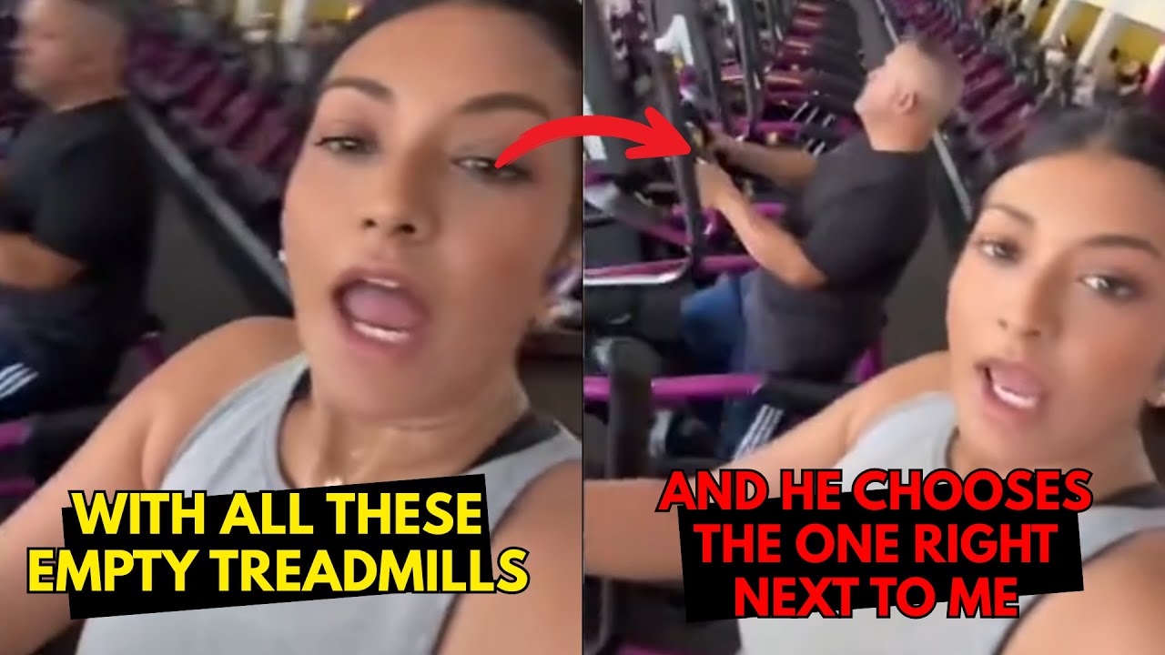 Woman Tries to Get Male Attention at the Gym and It Goes Wrong
