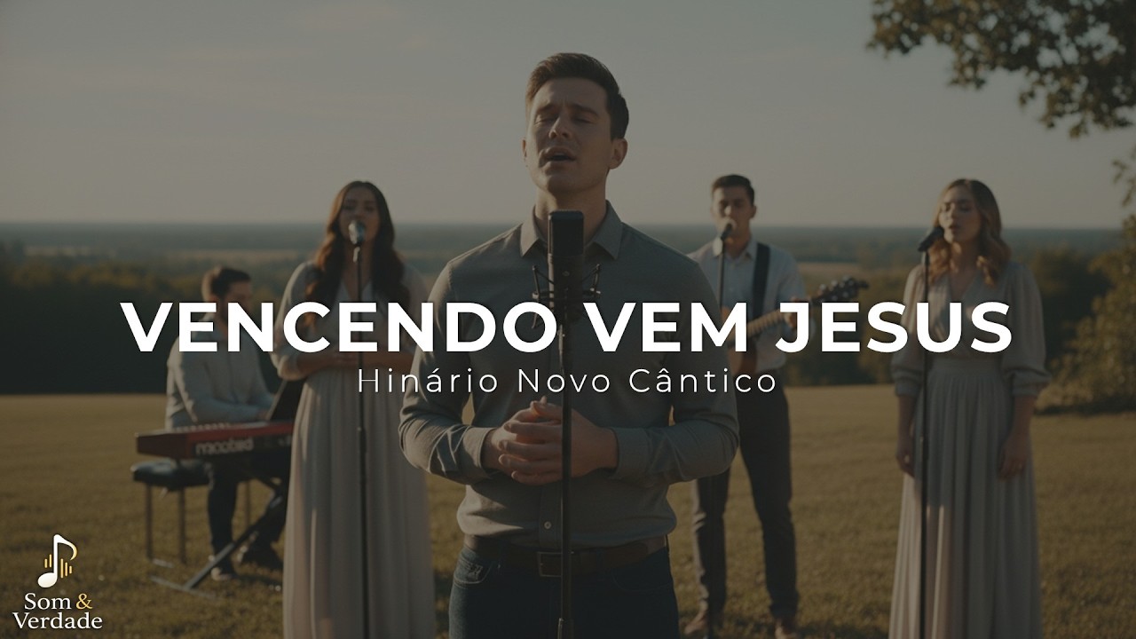 Hino 147 – Vencendo Vem Jesus (com LETRA) | Hinário Novo Cântico – IPB (Cover)