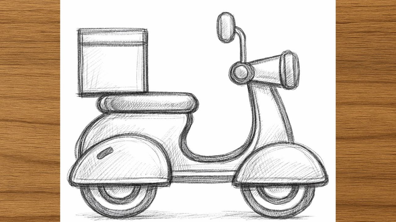 I Started With a Simple Line… Now It Looks Like a Real Scooter