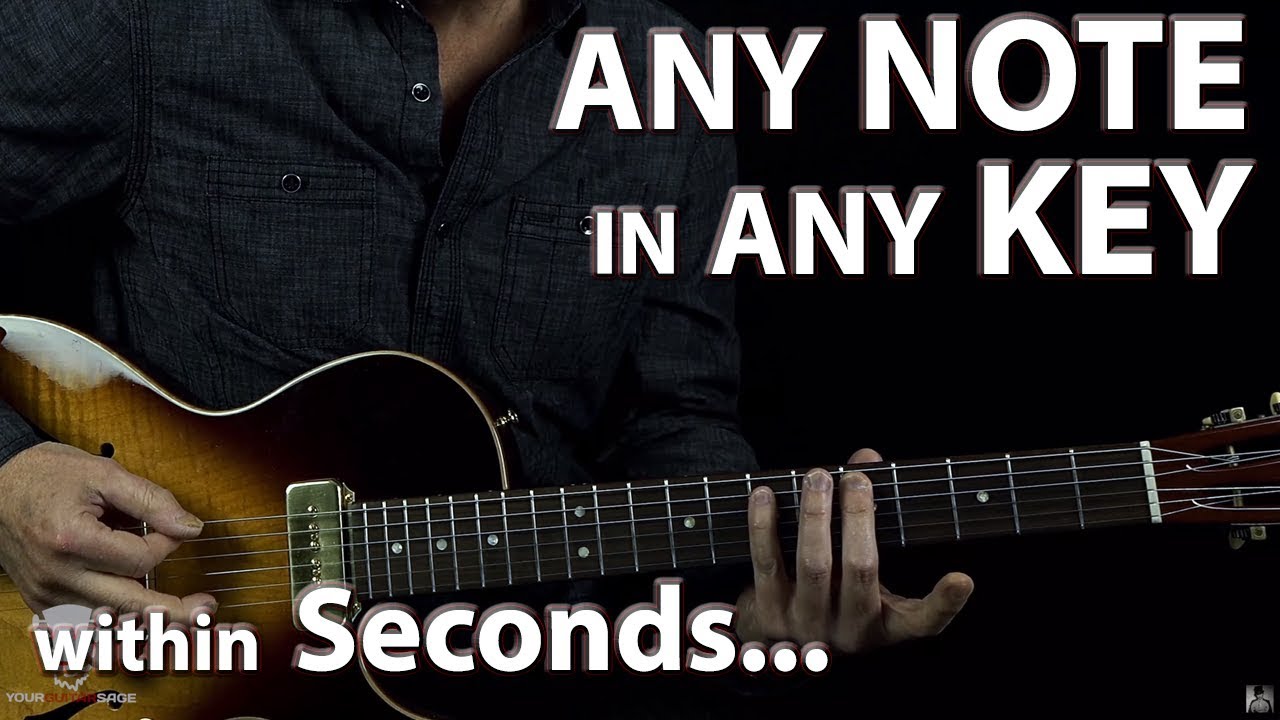 How to Find Any Chord, Any Note in Any Key Major or Minor within Seconds