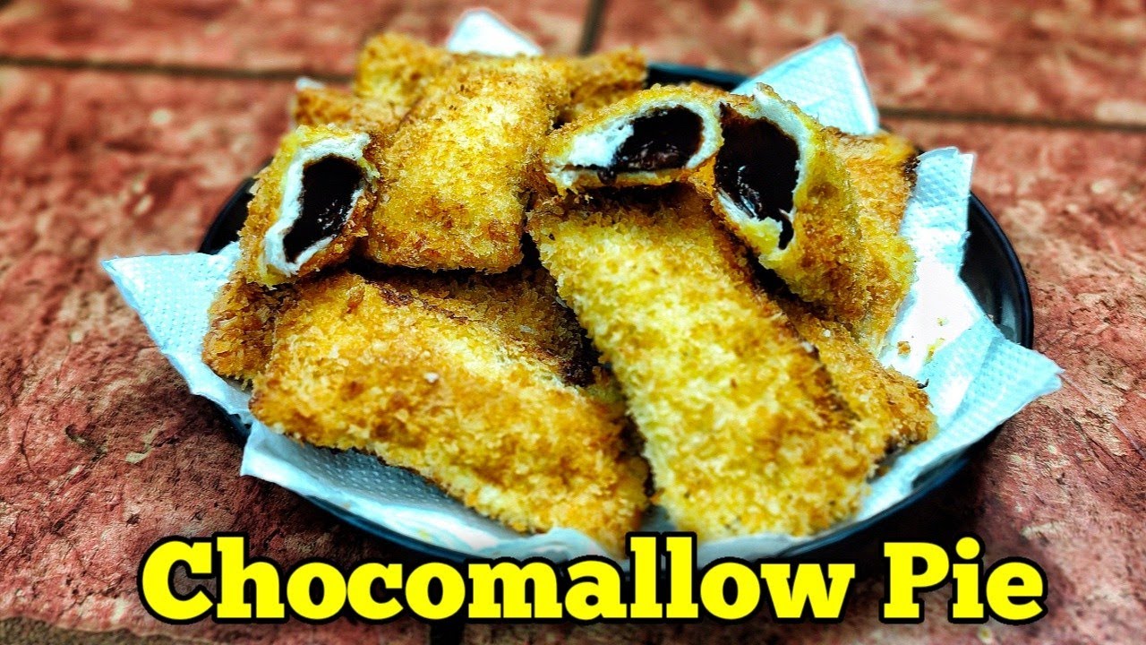 CHOCOMALLOW PIE_D.I.Y using Sliced Bread