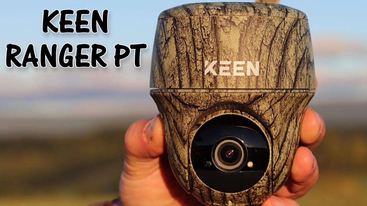 Камера Keen Ranger PT Trail Camera с питанием от солнечной батареи, панорамированием на 360°, 2K ...