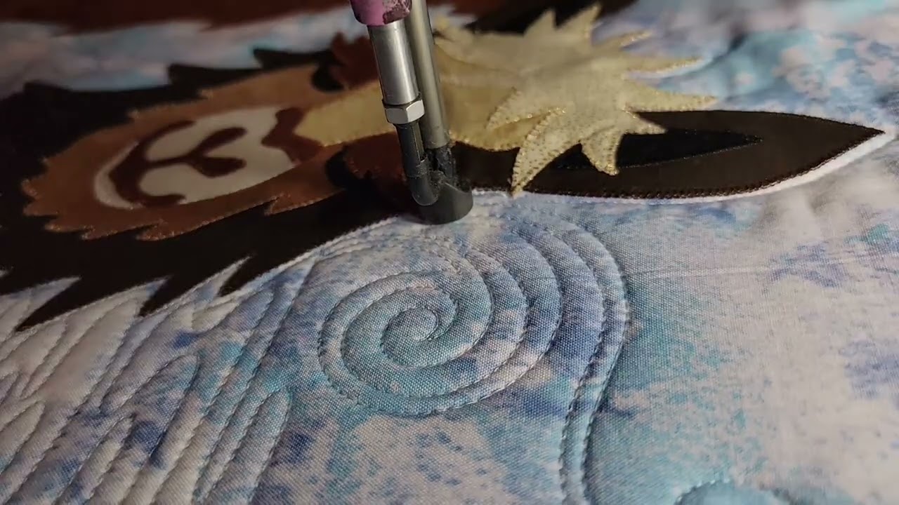 Alpaca Llama Quilt Free Motion Longarm Quilting Swirls, Clouds and more! Mama Llama Love pattern