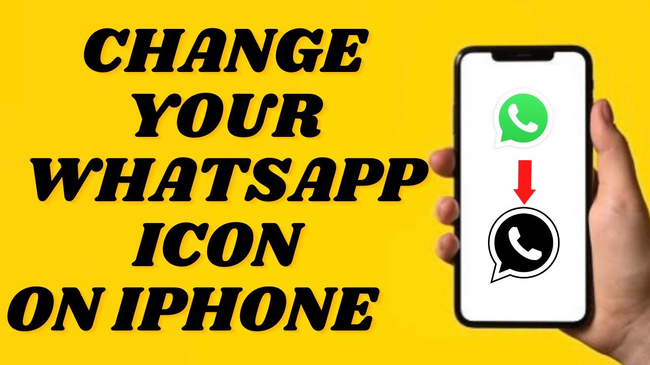 How To Change WhatsApp Icon on iPhone | simple tutorial
