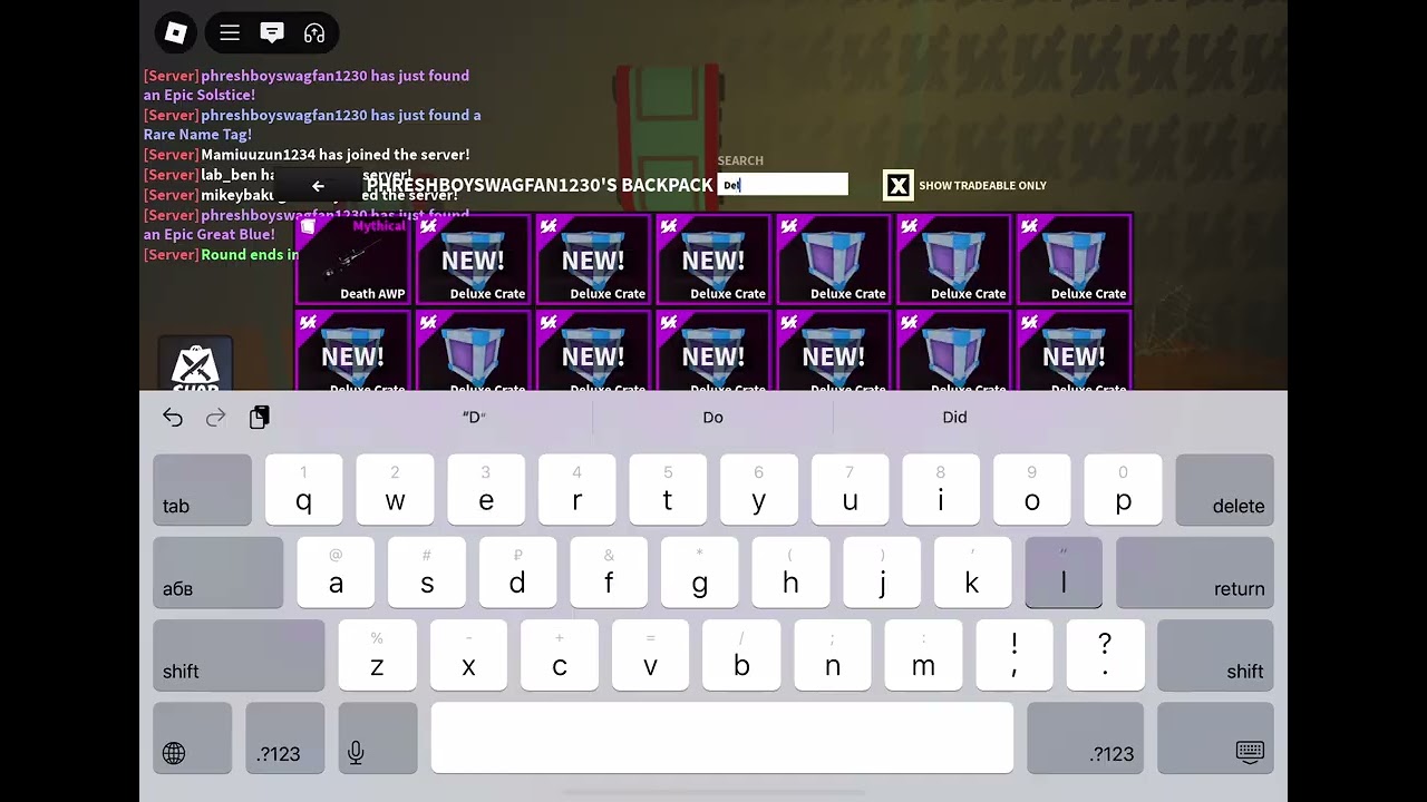 KAT X|TRADING AND OPENING *45 NEW DELUXE CRATES*|Roblox