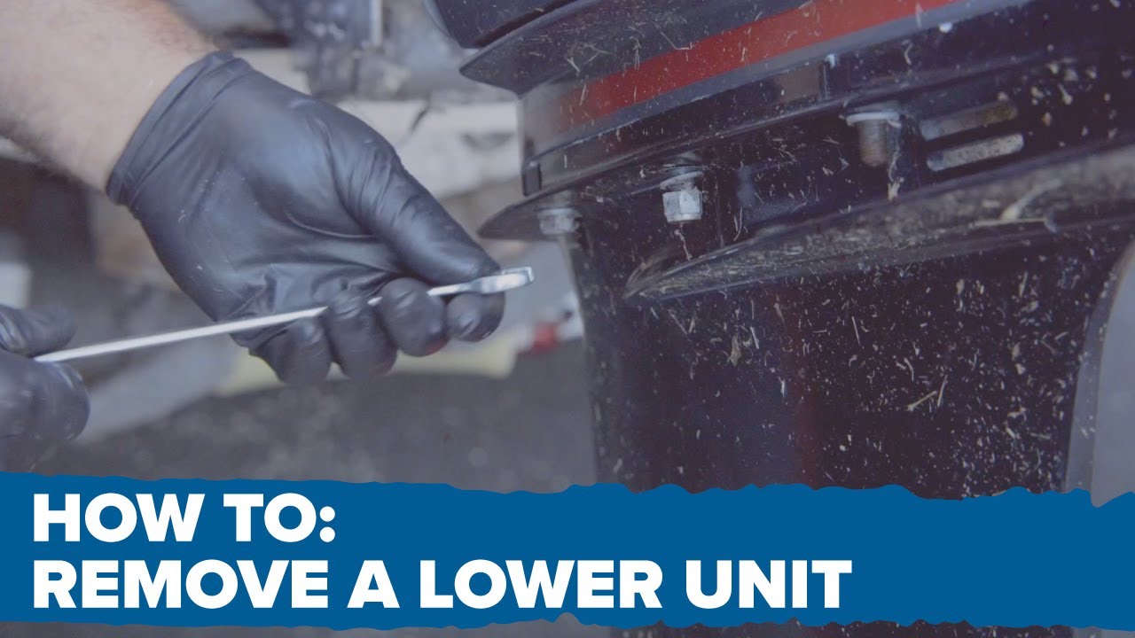 How to Remove a Yamaha Outboard Lower Unit | VF200, VF225, & VF250 Models | DIY Yamaha Maintenance