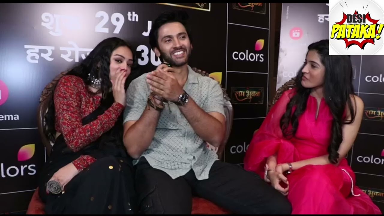 colors tv ram bhavan starcast mishkat verma, khushbu rajendra and samiksha jaiswal interview