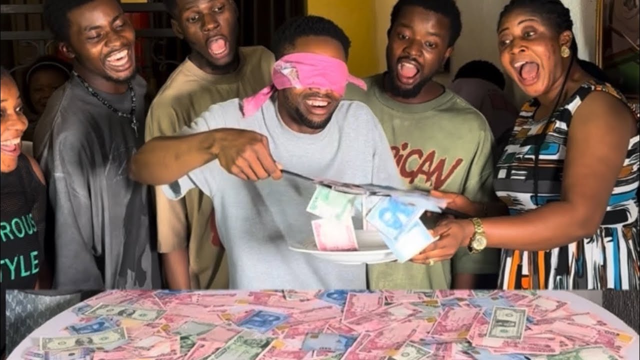 🚨HOW TO SCOOP ALOT OF MONEY💰(BILLS)- THE MOST FUNNY, INTERESTING & ENTERTAINING CHALLENGE- SUBSCRIBE