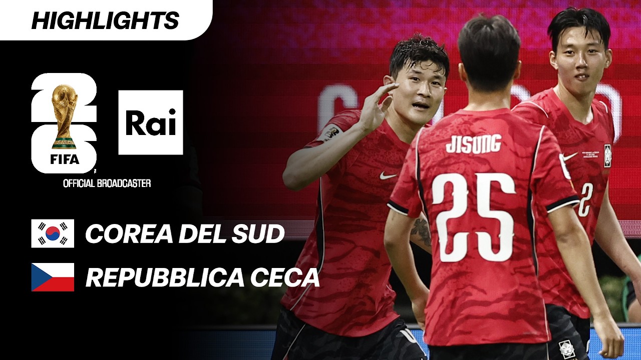 Corea del Sud - Repubblica Ceca 2-1: Highlights | Mondiali di Calcio FIFA 2026