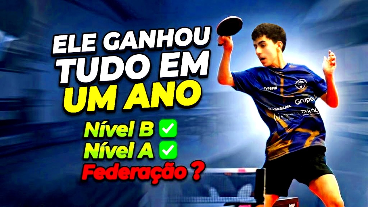 Dicas para EVOLUIR em 1 ANO de TÊNIS DE MESA