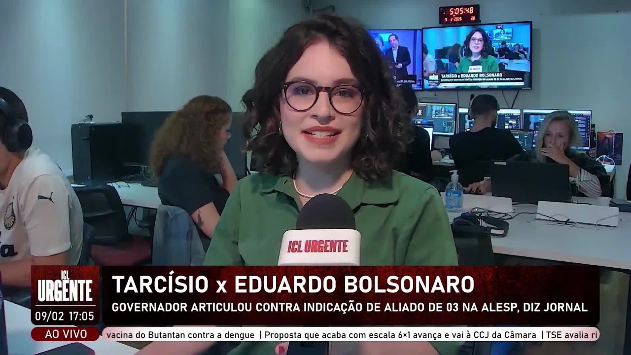 O Governador de São Paulo, Tarcísio de Freitas, entra em atrito com Eduardo Bolsonaro