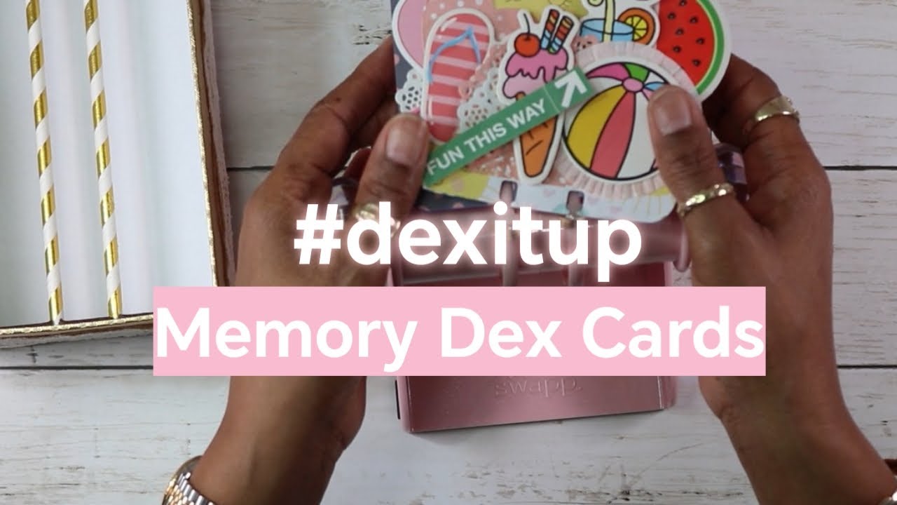 #dexitup Embellishing Memeory Dex & Rolodex Cards @AliaDePina @ScrappyLollyPaperCo