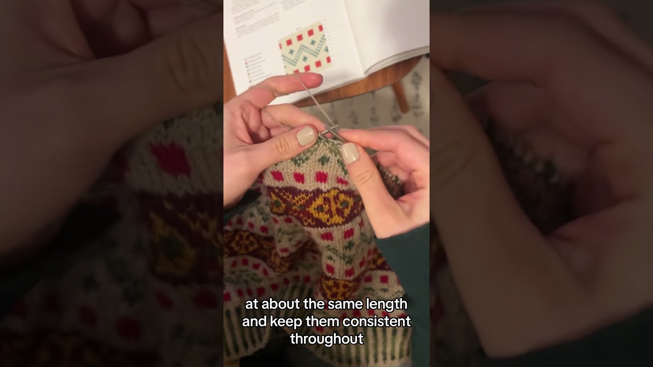 Colorwork knitting tips I have learned over the years #fairisleknitting