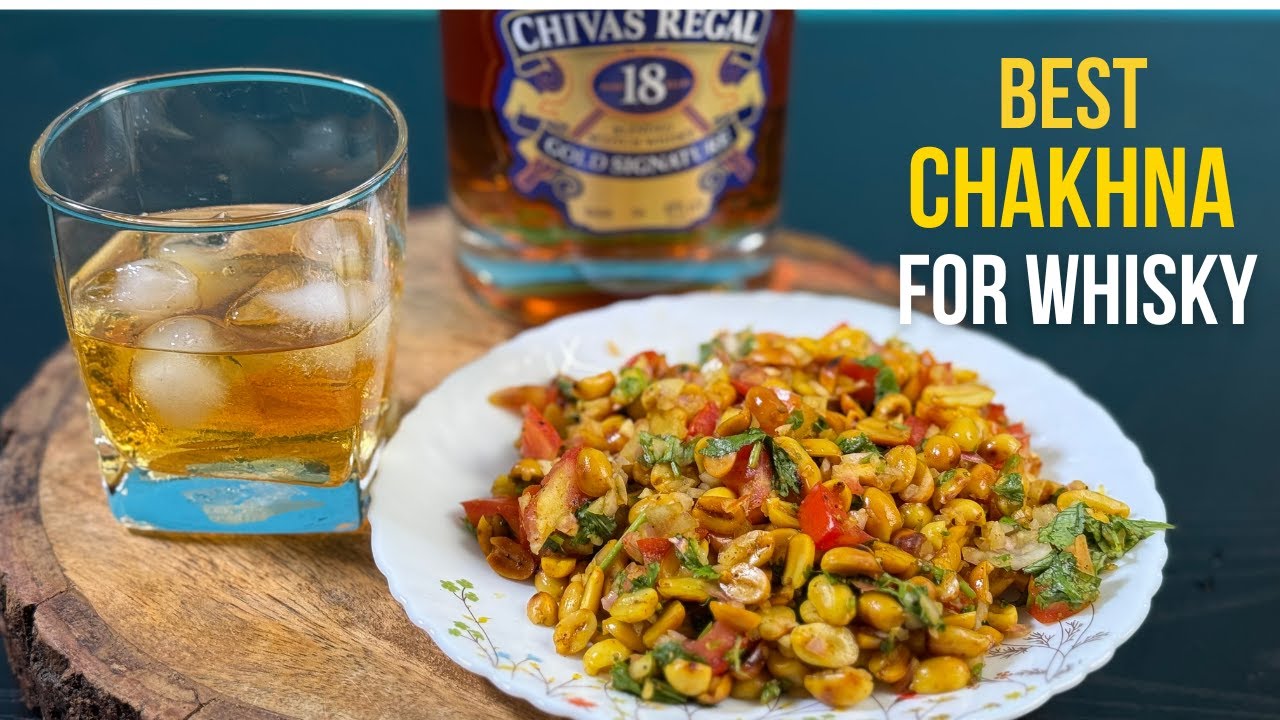 Best Chakhna for Whisky 🥃 | Spicy & Easy Snack Recipe for Weekend Drinks
