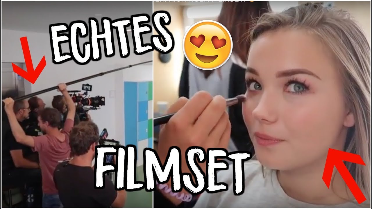 DAS ERSTE MAL AN EINEM RICHTIGEN FILMSET! 😍