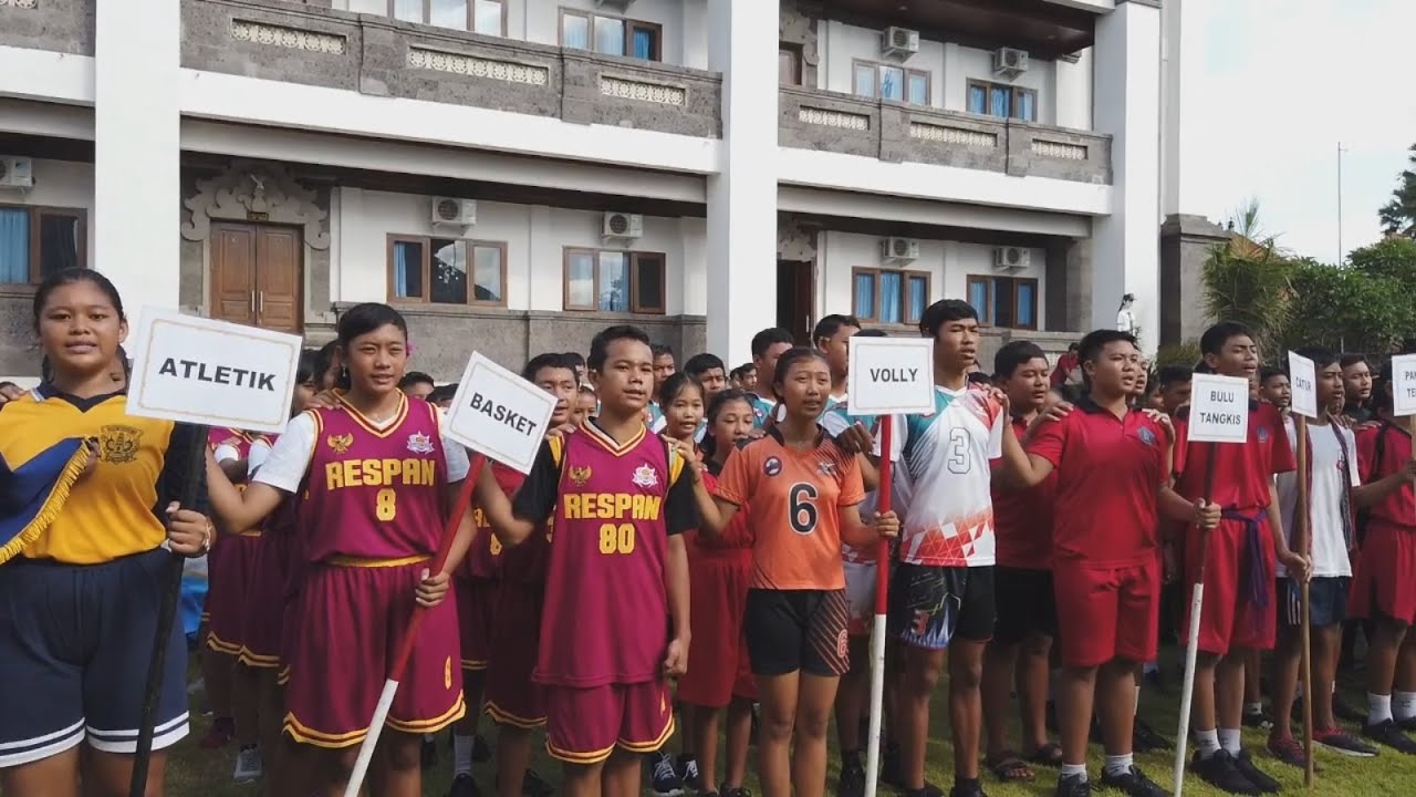 PELEPASAN ATLIT PORSENIJAR SMP N 2 MENGWI 2020