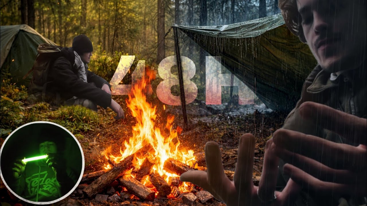 48H EN FORÊT (mon retour sur youtube)