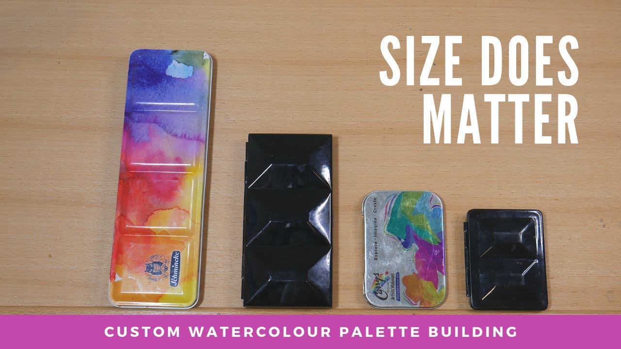 Watercolour Palette Building 1:  Choosing a palette box