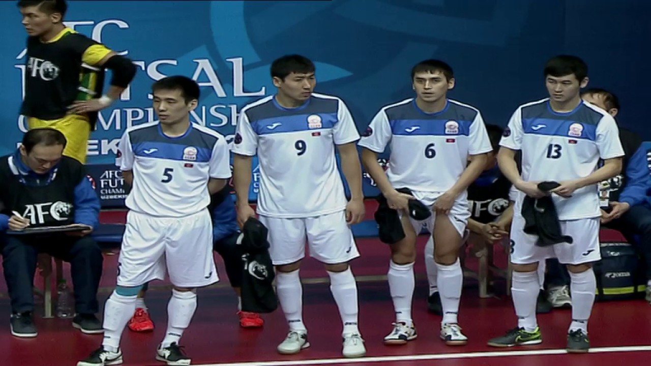 UZBEKISTAN VS KYRGYZSTAN (AFC-2016 FUTSAL) GROUP STAGE.