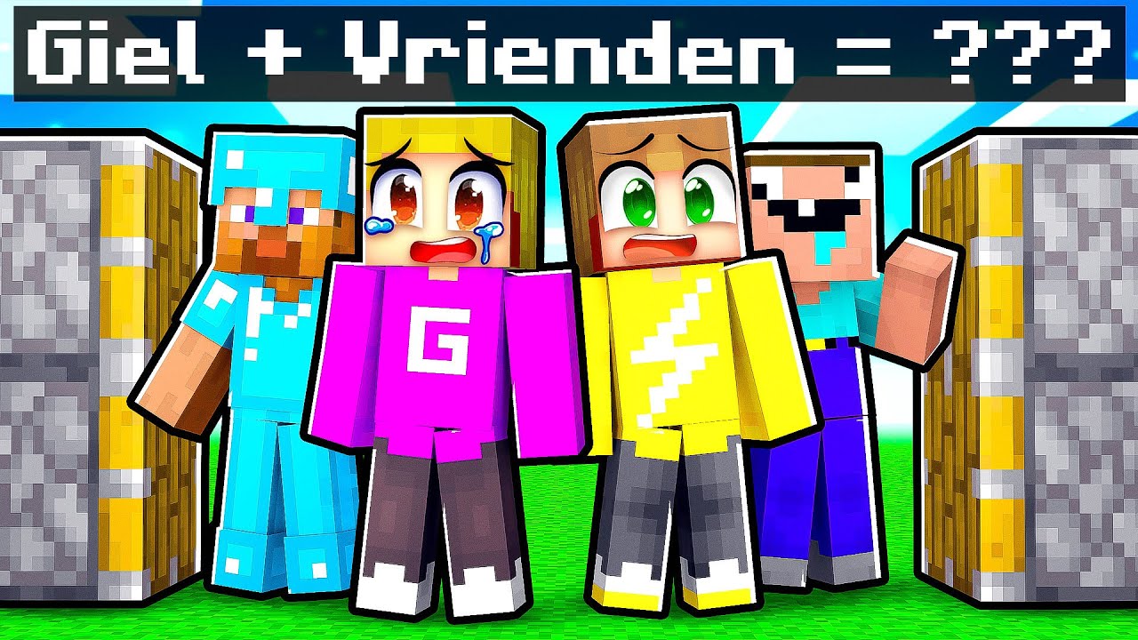Giel + Vrienden = ??? In Minecraft! (Survival)