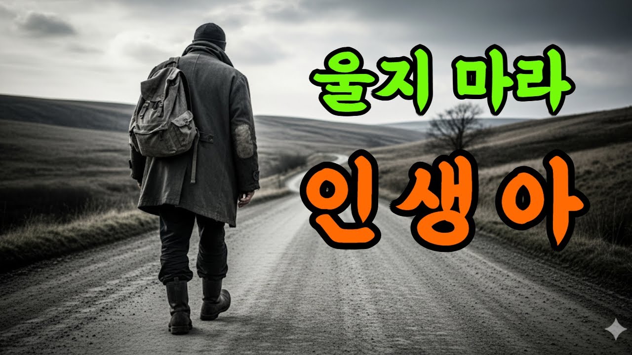 🍂 울지 마라 인생아(락 발라드) 삶의 무게에 지쳐 주저앉고 싶을 때
