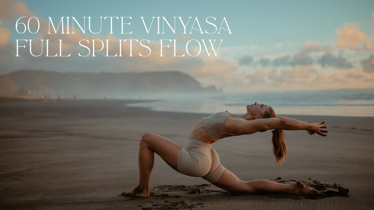 Hips and Hamstrings Vinyasa Flow | 60 minute Hanumanasana, Full Splits