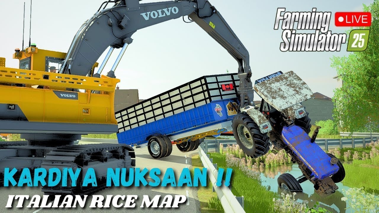 Indian Mods in Farming Simulator 25 LIVE #fs25live #fs25indiantractor