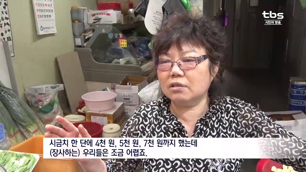 [tbs TV] 추석 지났는데&hellip; '금값' 채소 여전