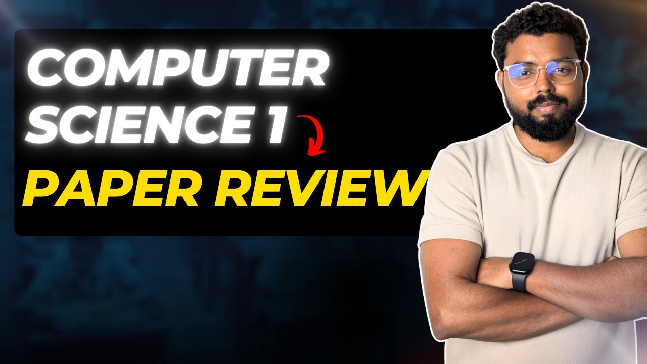Computer Science paper I review  | 12th  Computer Science | Live
