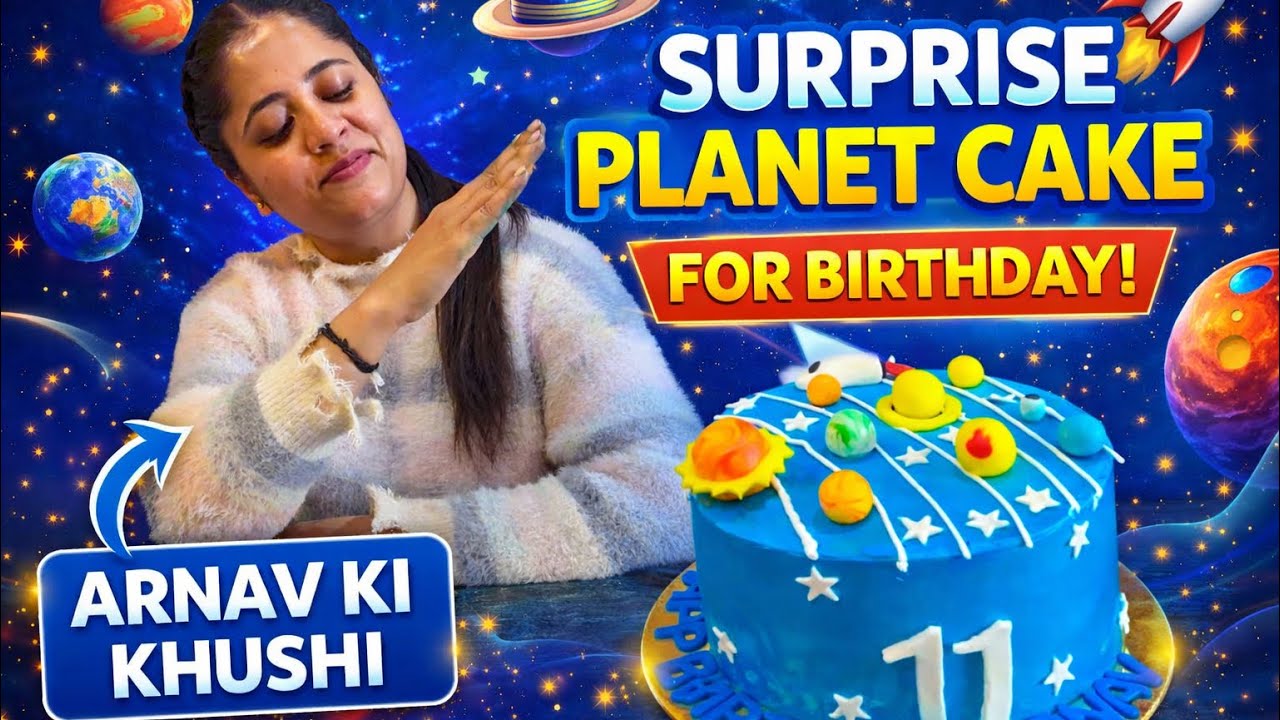 space galaxy planet birthday cake design ideas decorating tutorial video