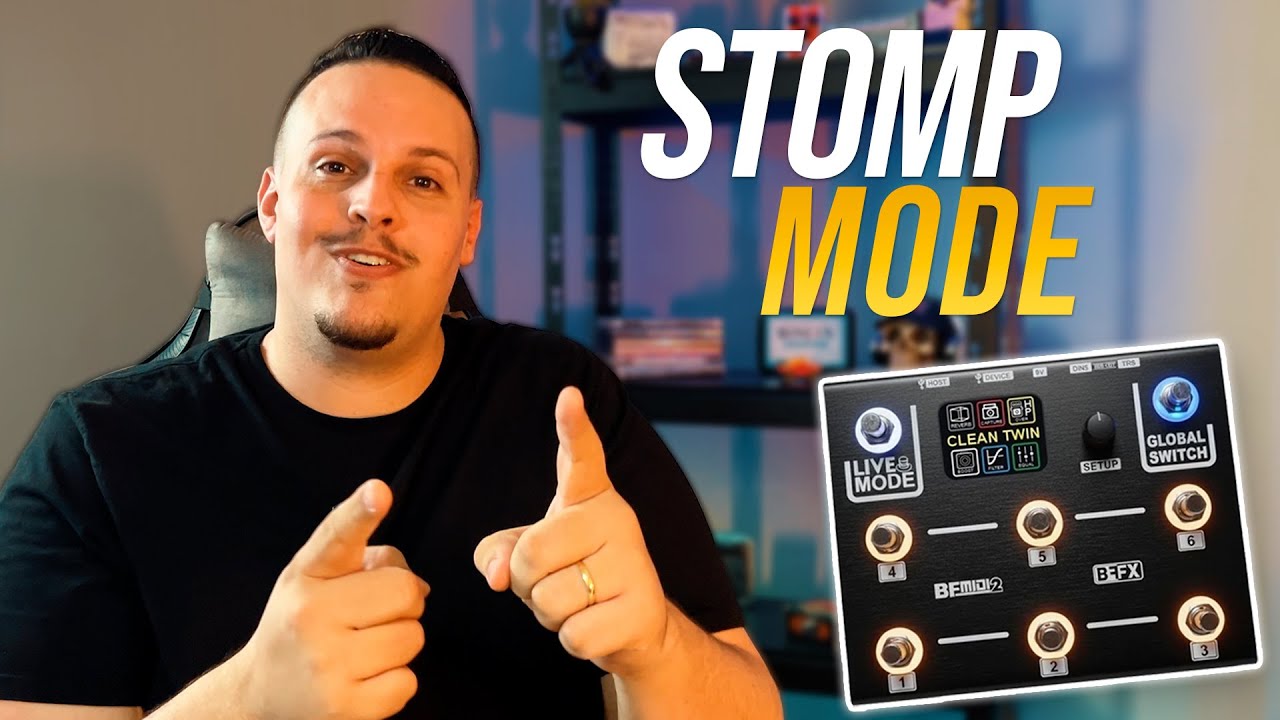 Modo STOMP da BFMidi2 7s – Como usar do jeito certo