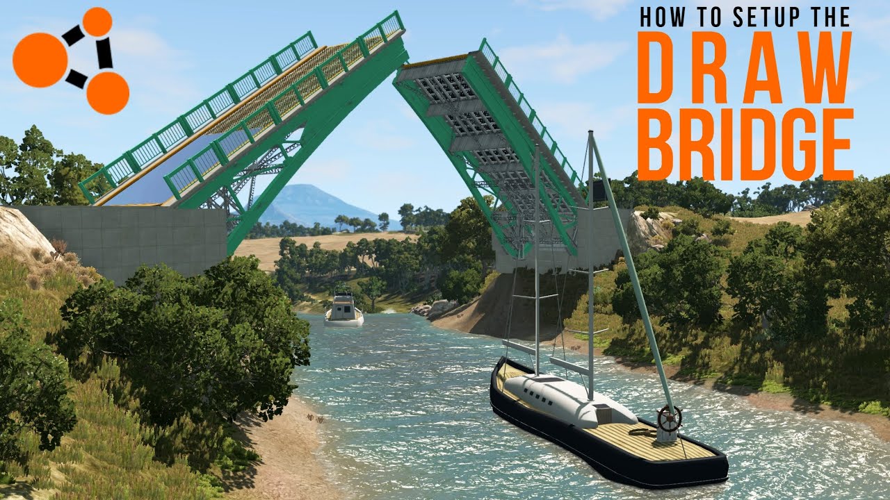 Draw Bridge Setup in BeamNG.drive Tutorial