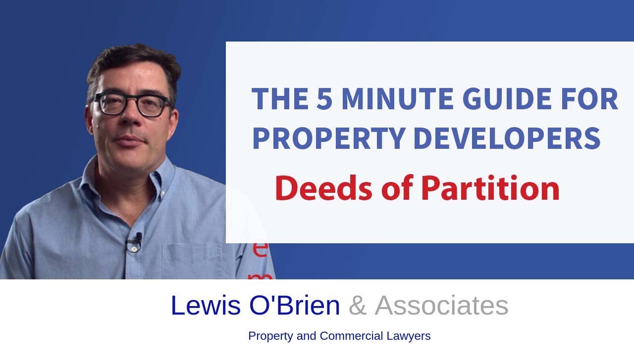 5MG   Property Developers   Deeds of Partition