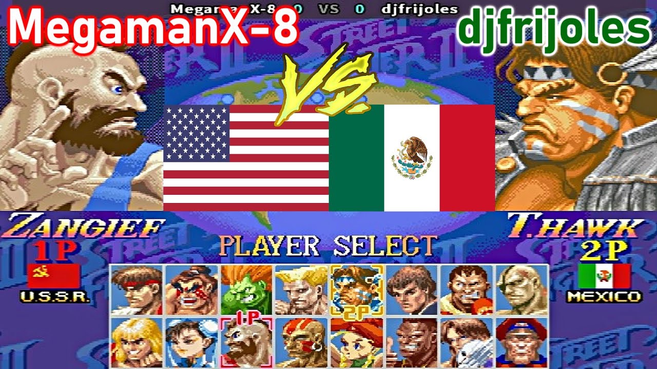 Super Street Fighter II X: Grand Master Challenge - MegamanX-8 vs djfrijoles FT5