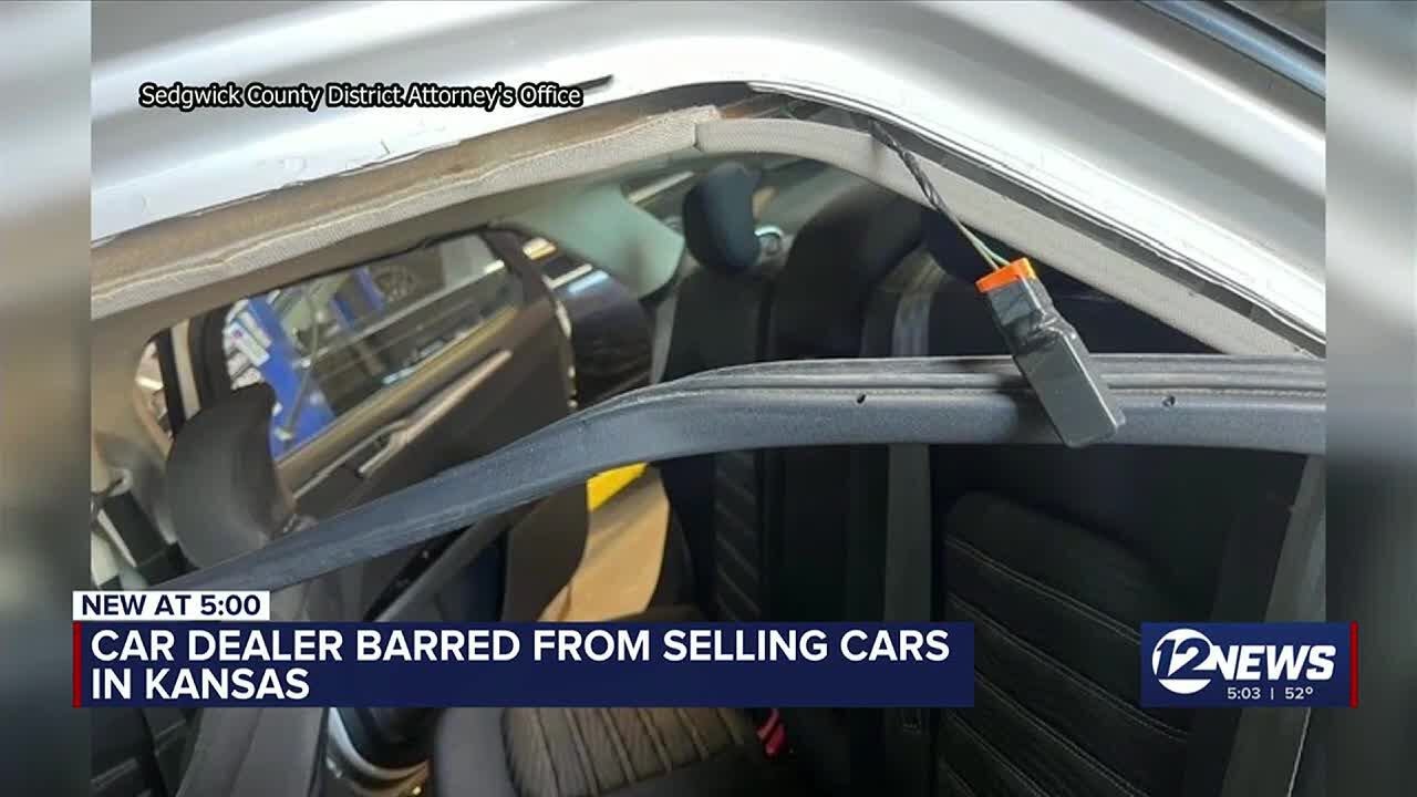 Wichita car dealership banned from Kansas