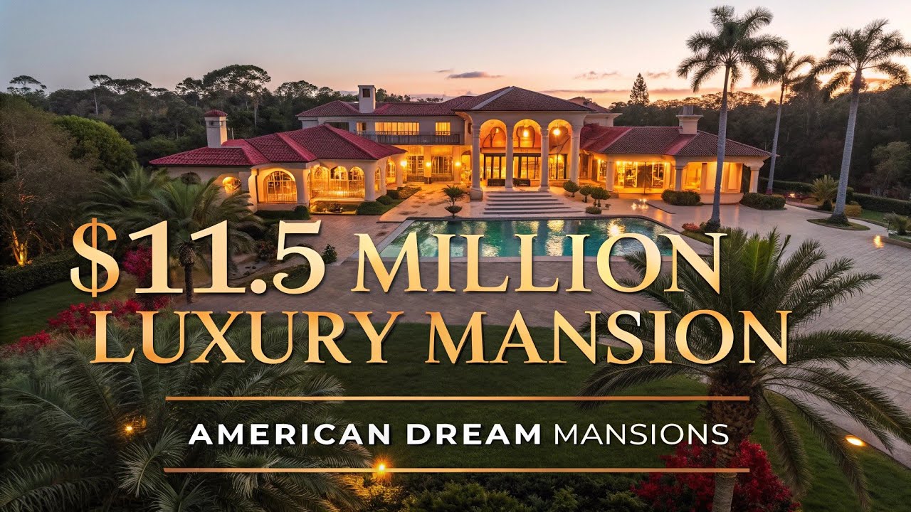 Inside a $11.5 Million Florida Waterfront Mansion That Will Leave You Speechless