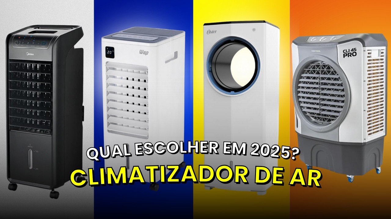 Qual CLIMATIZADOR DE AR Comprar em 2025? (MELHORES CUSTO BENEFICIO) ✅