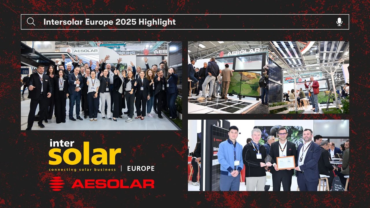 AESOLAR Intersolar Europe Highlight | Munich 2025