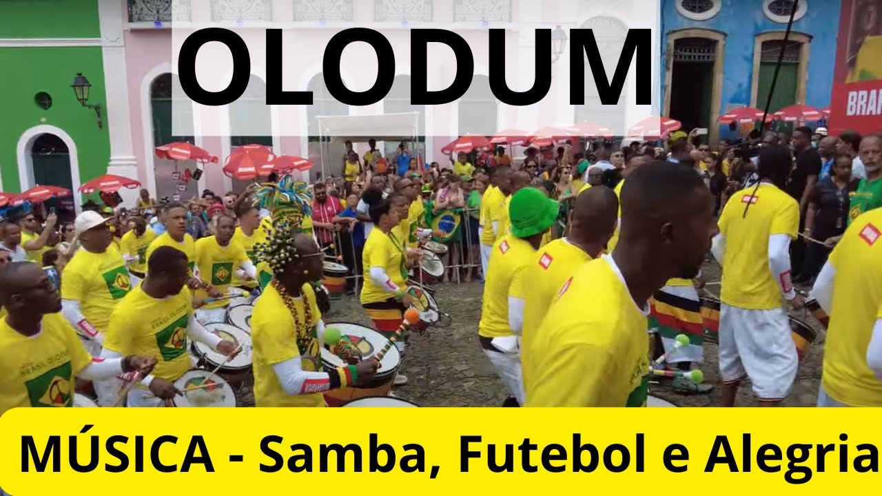 ⁴ᴷ⁶⁰ Walking Salvador Bahia Brazil 🇧🇷 |Música|Samba, Futebol e Alegria |Olodum(28 Novembro,2022)[4K]
