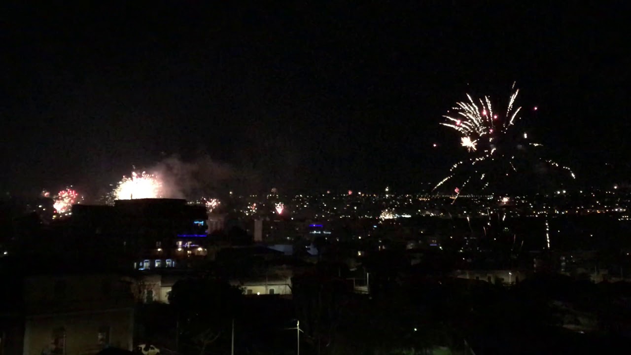 Catania Fuochi d'Artificio Capodanno 2021