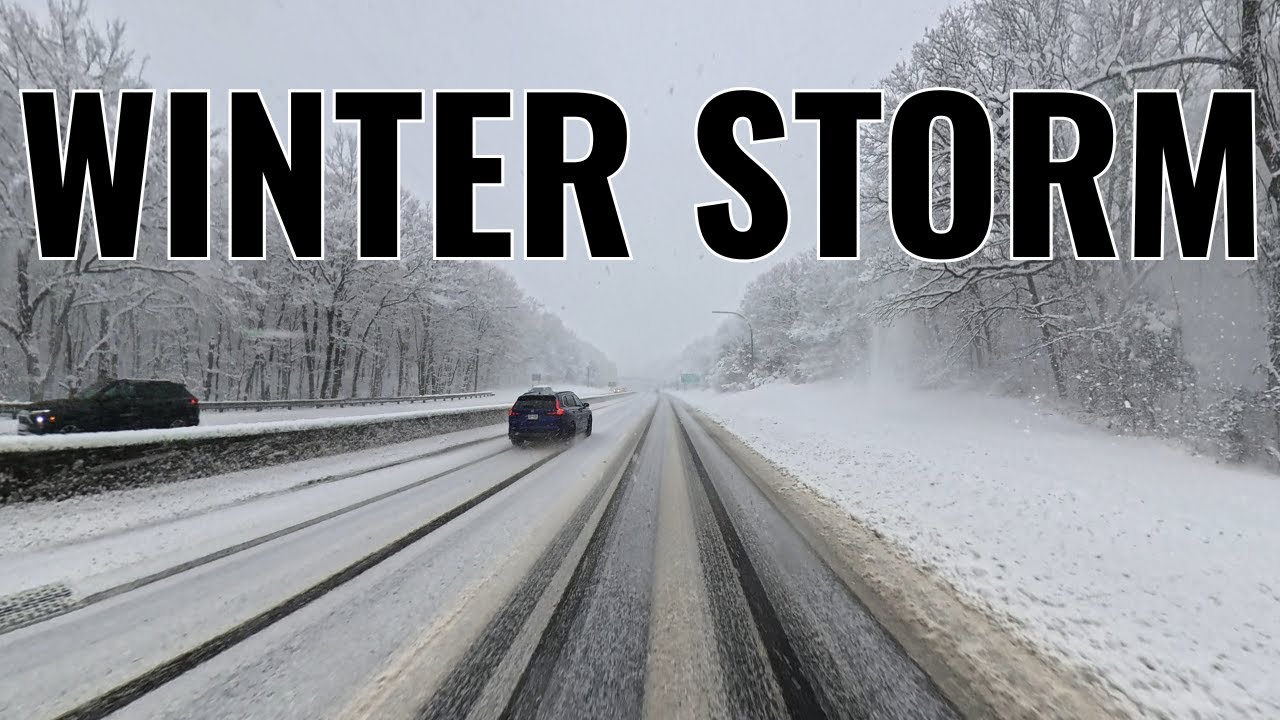 HEAVY SNOW in Long Island (Dec 14, 2025) ❄️ | Winter Storm POV Drive (4K)