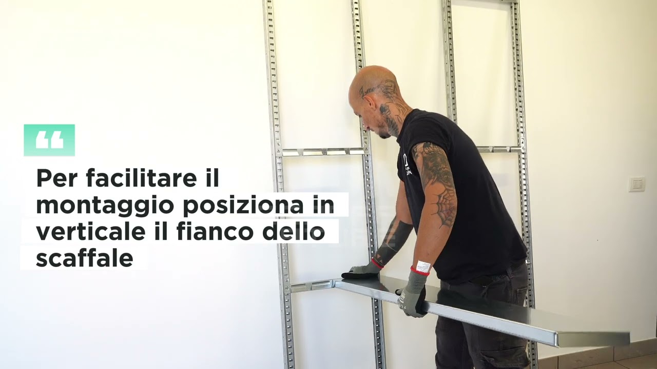 Montaggio Mito scaffalatura leggera