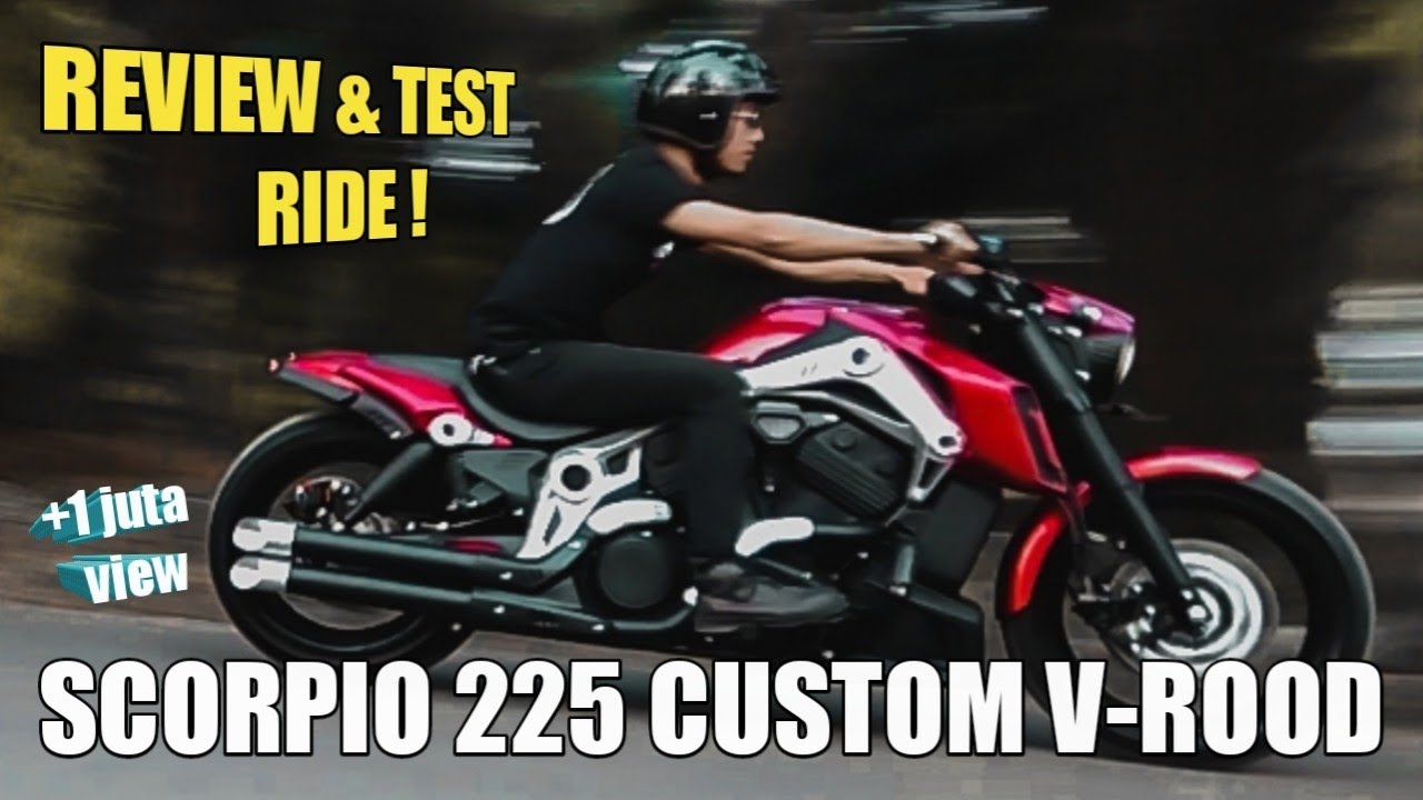 REVIEW & TEST RIDE YAMAHA SCORPIO 225 MODIFIKASI VROOD