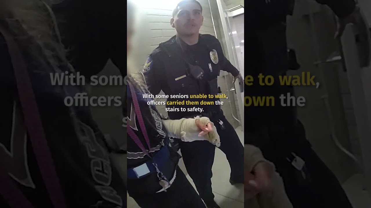 Officers Rescue Elderly Residents from Smoking Building