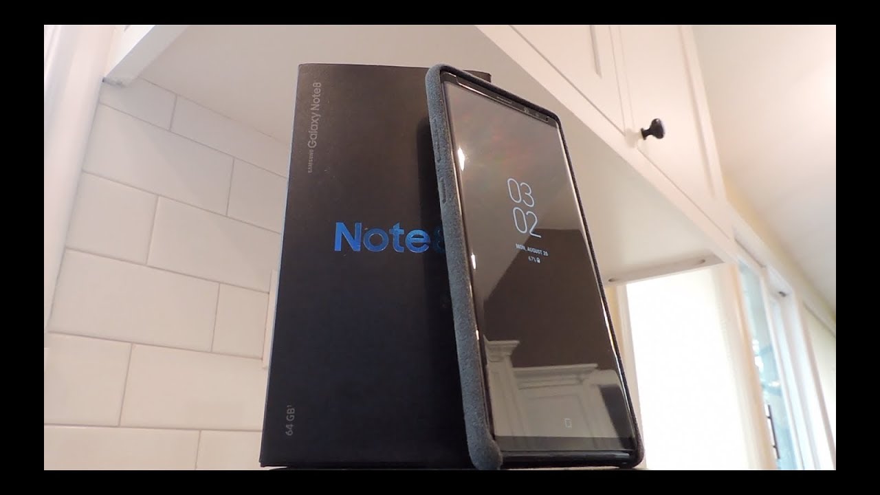 Samsung Note 8 and Fast Wireless charger Ebay Purchase Unboxing and Review