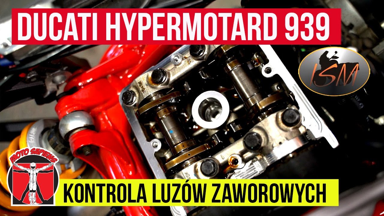 Serwis zimowy 2023 Ducati Hypermotard 939 Cześć 1:  Kontrola luz&oacute;w zaworowych Desmo