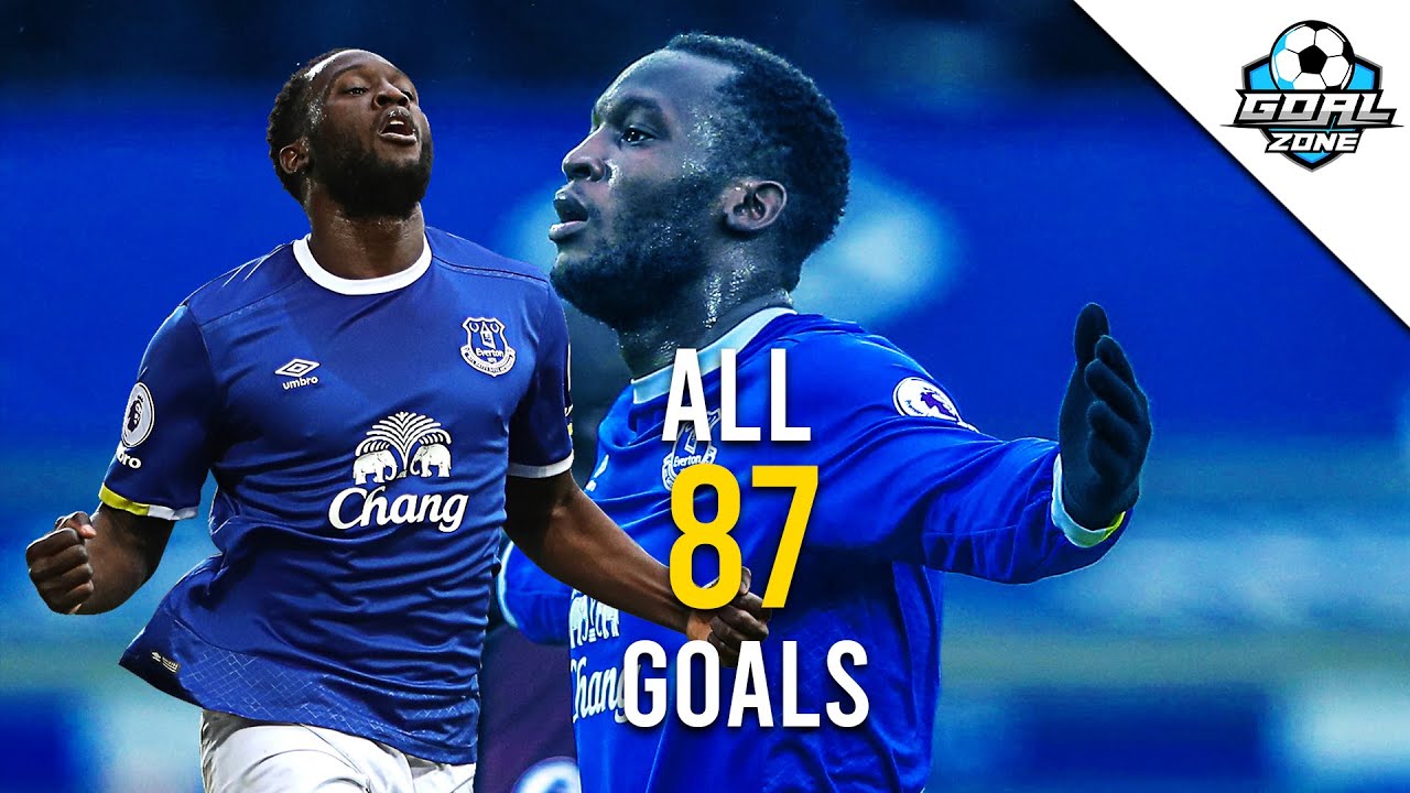 Romelu Lukaku - All 87 Goals for Everton